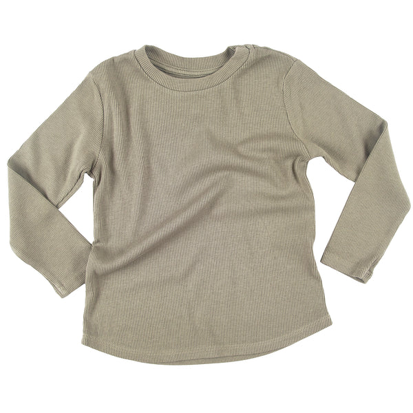 Kids Rib Long Sleeve Top