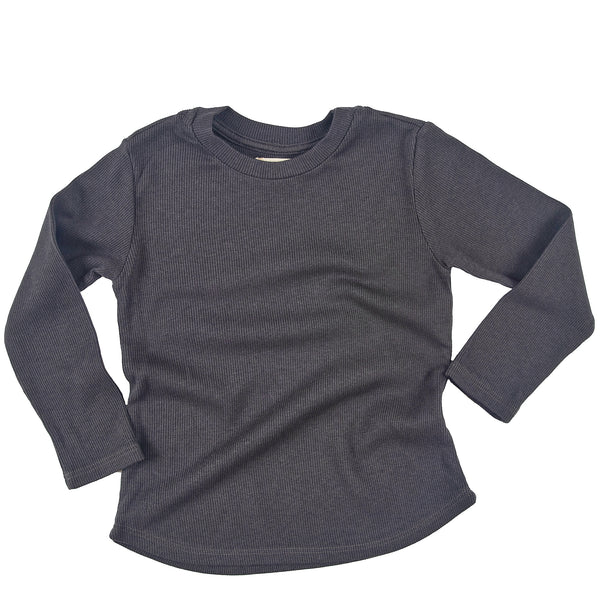 Kids Rib Long Sleeve Top