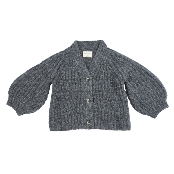 Kids Structured Alpaca Cardigan