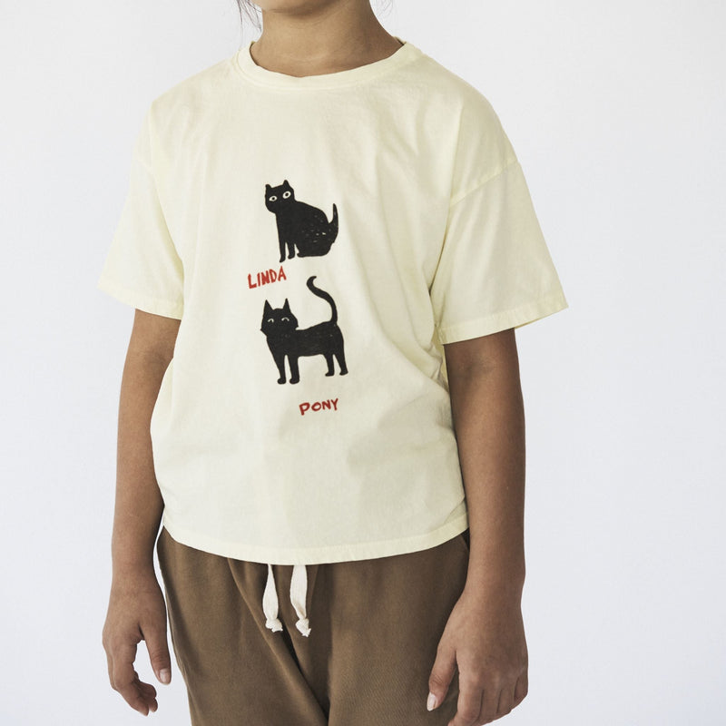 Kids Relaxed Cat Tee