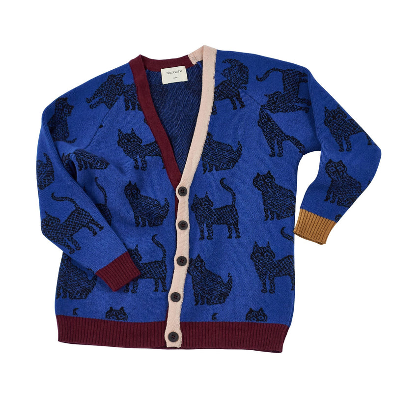 Kids Oversized Cat Cardigan