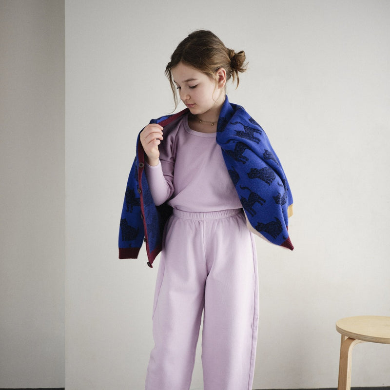 Kids Oversized Cat Cardigan