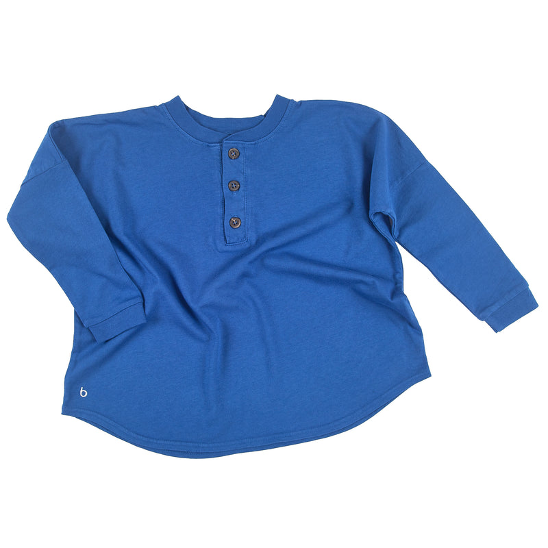 Kids Wide Body Long Sleeve Henley