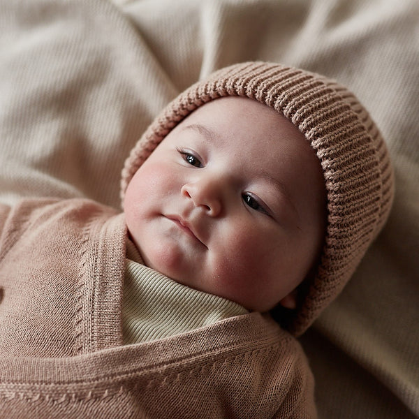 Baby Ribbed Pima Cotton Beanie