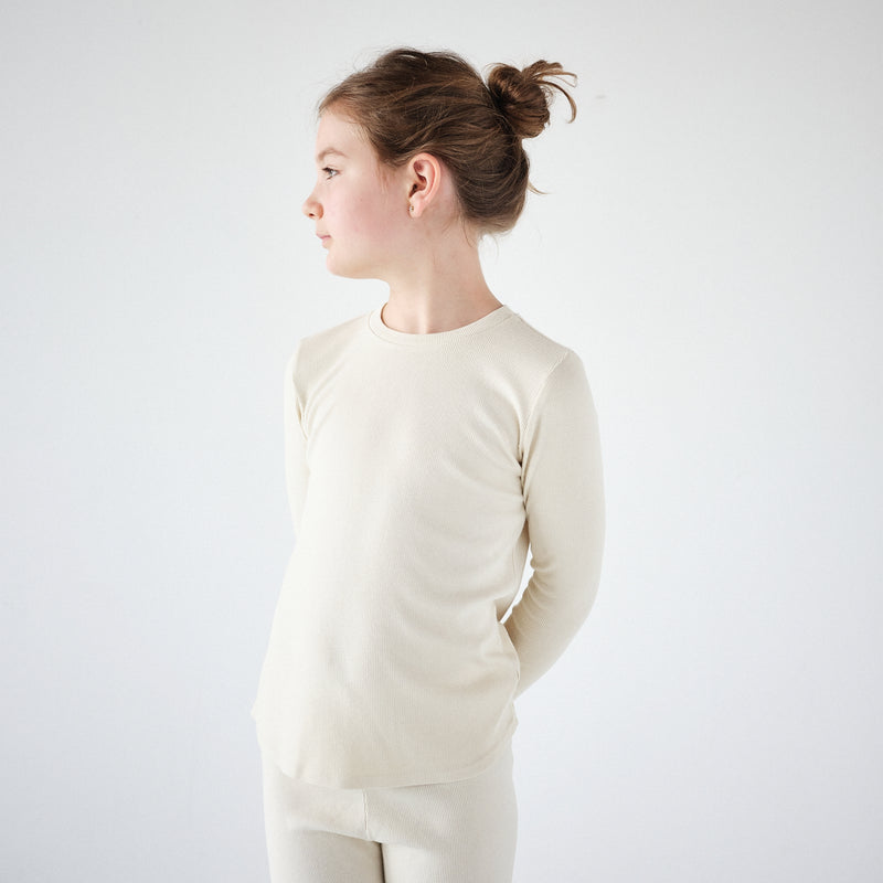 Kids Rib Long Sleeve Top