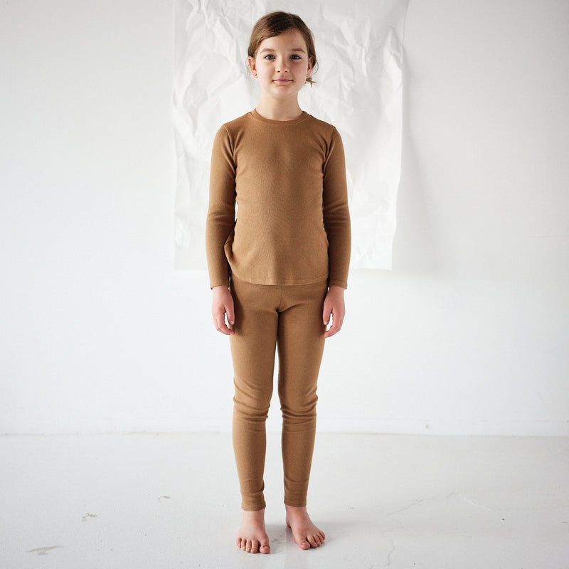 Kids Rib Long Sleeve Top