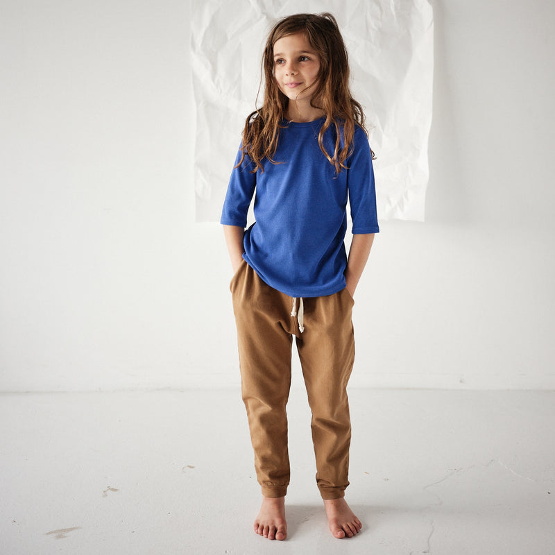 Kids Rib Elbow Sleeve Top