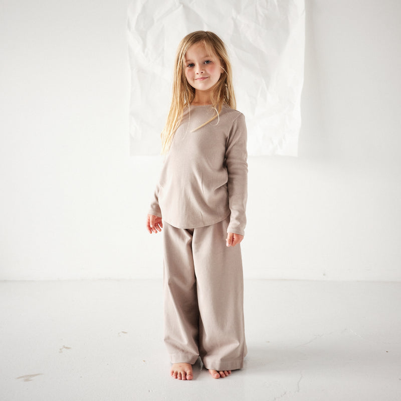 Kids Rib Long Sleeve Top
