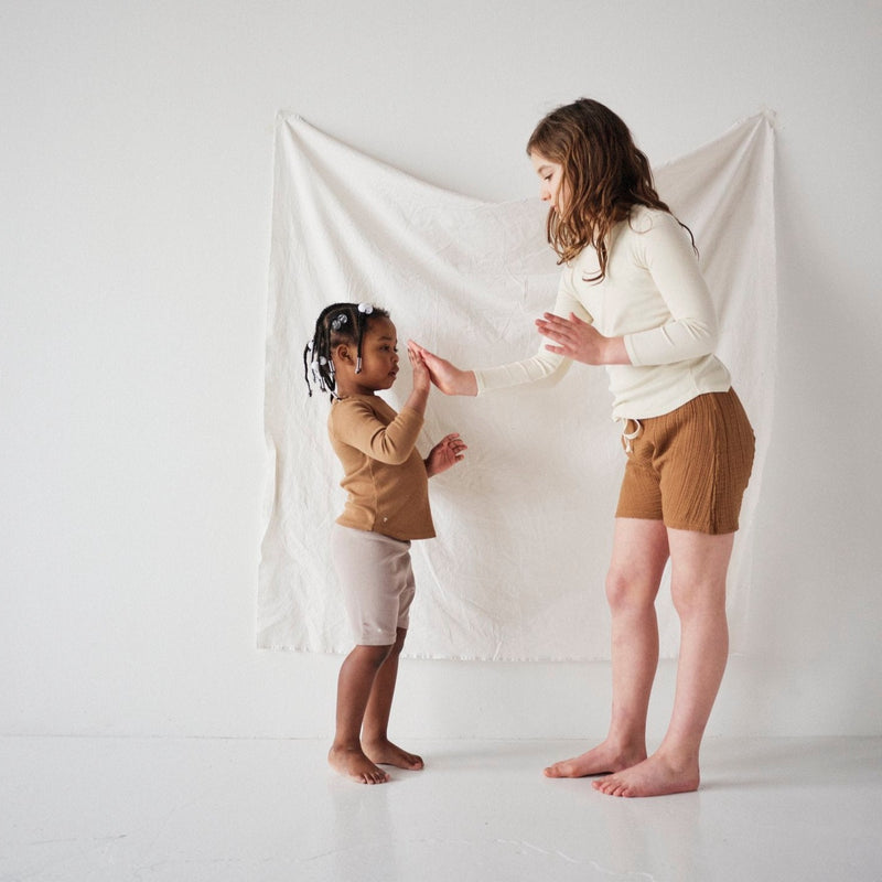 Kids Gauze Oversized Short