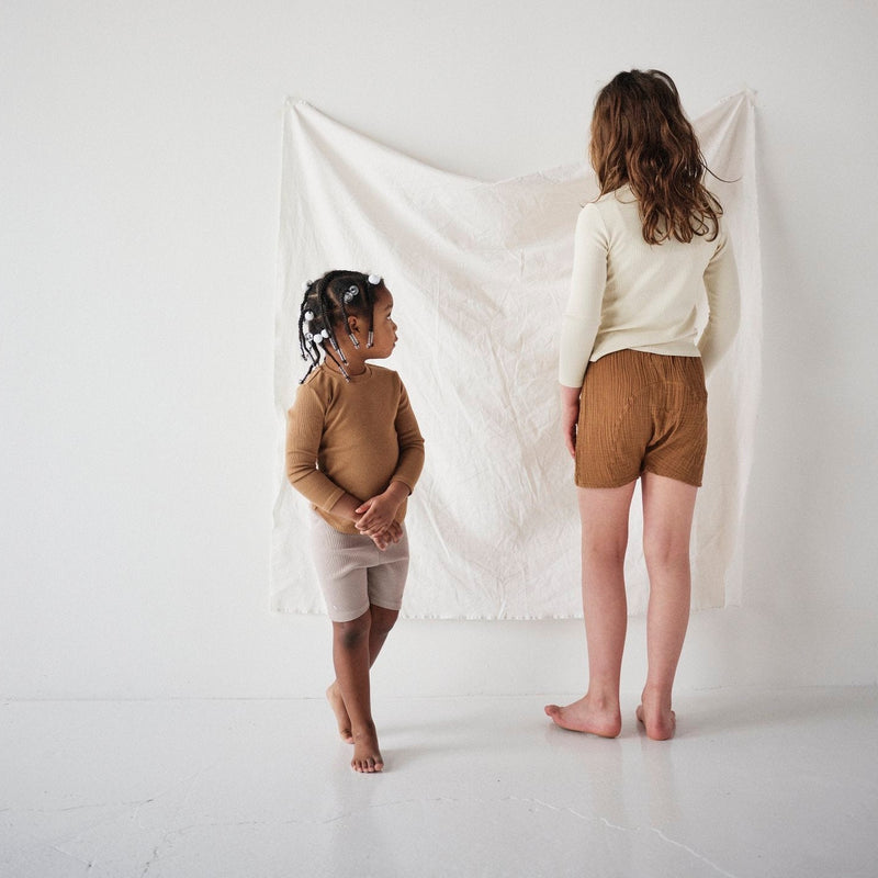 Kids Gauze Oversized Short